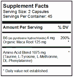 Amino Energy Supplement Facts